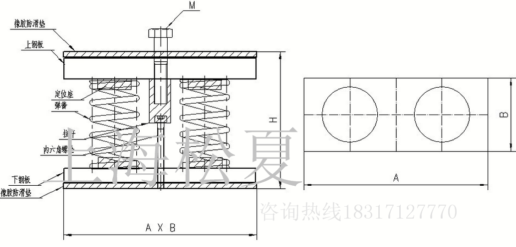 JS型组合式弹簧大香蕉色视频结构图